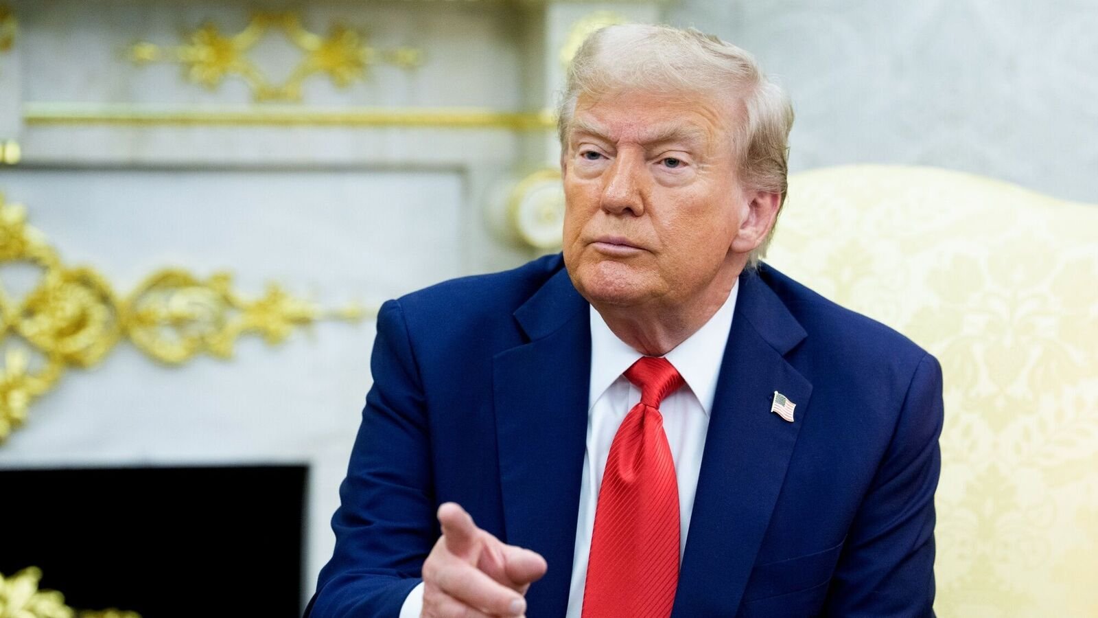 File photo of US President Donald Trump in the Oval Office of the White House in Washington, DC. The federal government may have to process refunds for its tariffs, if the US Supreme Court deems the taxes illegal.