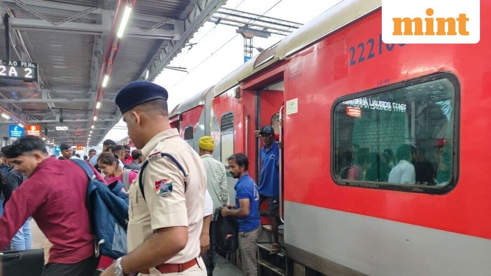 After inspection, the two second AC coaches were replaced with two third AC coaches, following which the train left from Sanjan after a delay of almost four hours.