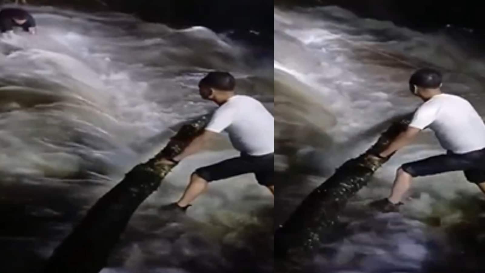 डरावना वीडियो टर्बुलेंट फ्लडवेट्स के बीच सिक्किम भूस्खलन बचाव का उभरता है - 4 मृत, 3 लापता