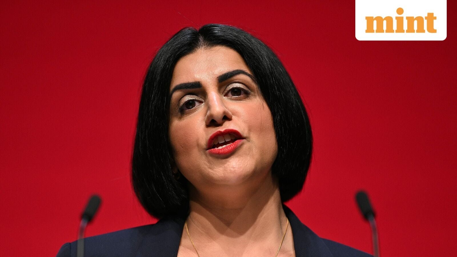 British Home Secretary Shabana Mahmood.