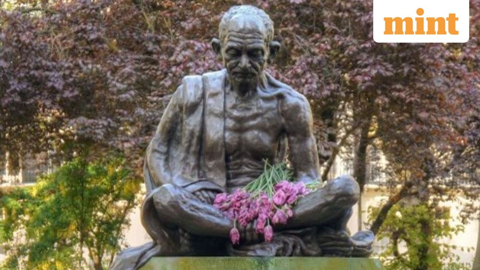 India's High Commission in London condemned the vandalism of Mahatma Gandhi's statue at Tavistock Square.