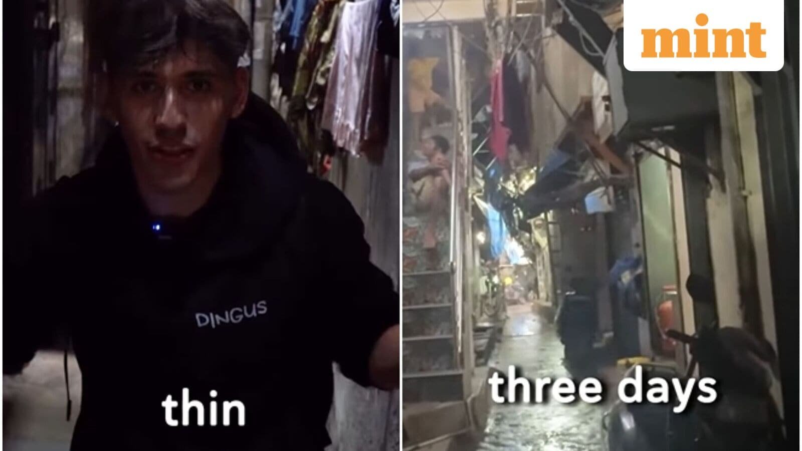 The YouTuber recorded himself exploring Mumbai’s Dharavi with an Indian friend.