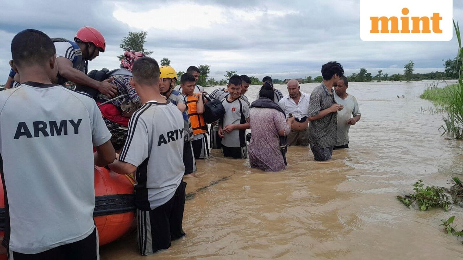 Nepal rains and landslides