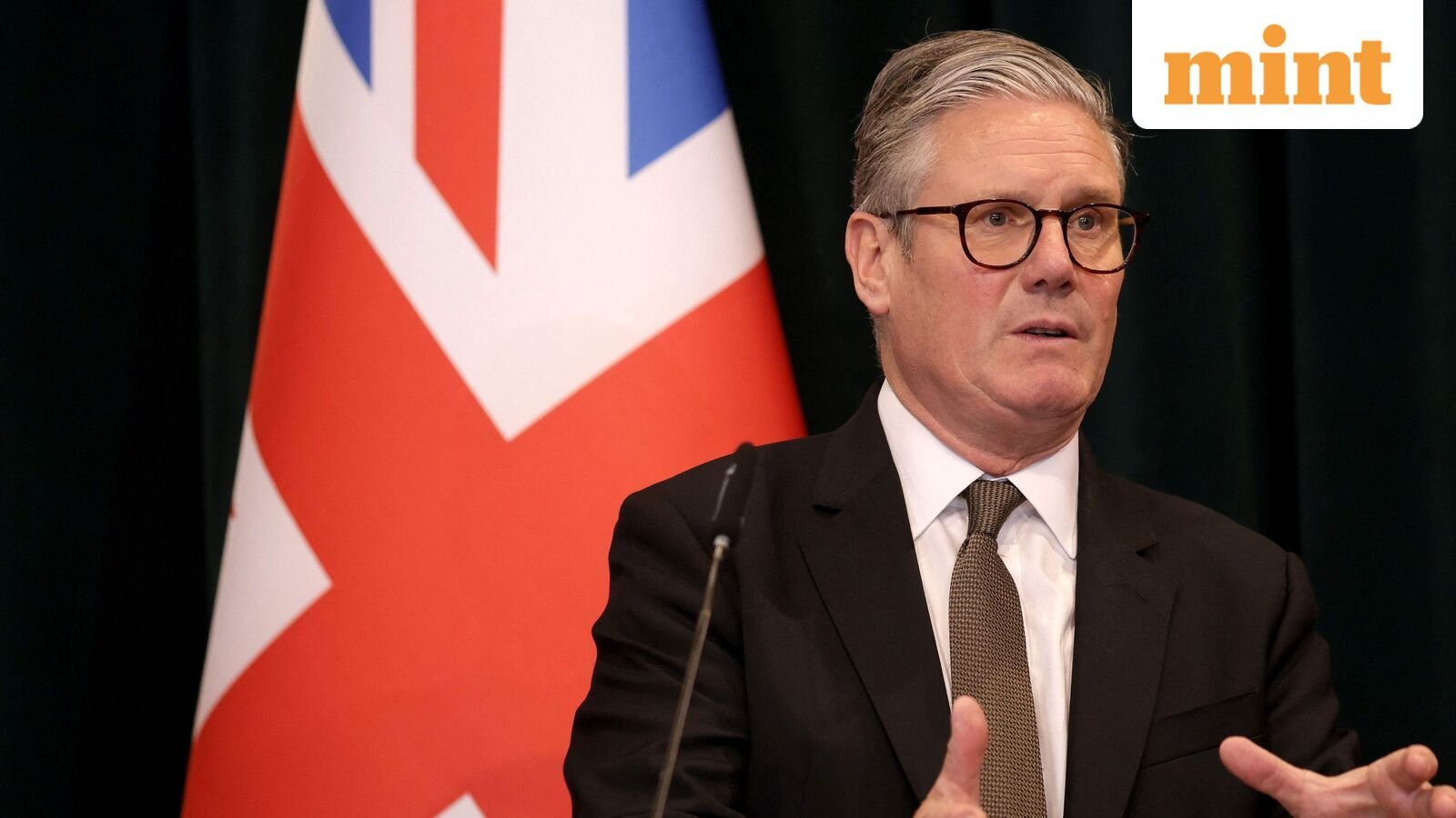 Britain's Prime Minister Keir Starmer is set to visit India on 8-9 October. (Photo by Adnan Beci / AFP)